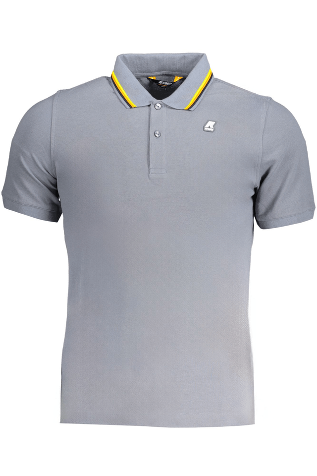 9739K-WAY POLO MANICHE CORTE UOMO GRIGIO