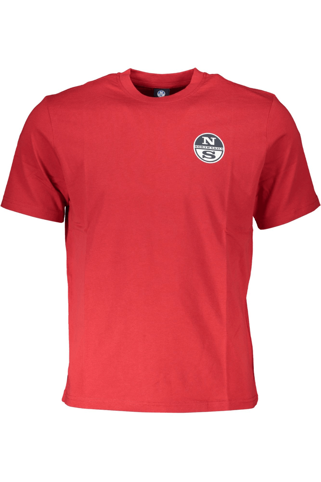 7507NORTH SAILS T-SHIRT MANICHE CORTE UOMO ROSSO