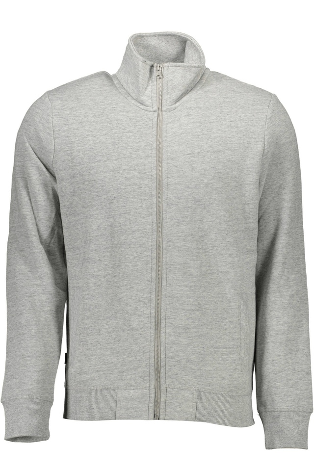 1267SUPERDRY FELPA CON ZIP UOMO GRIGIO
