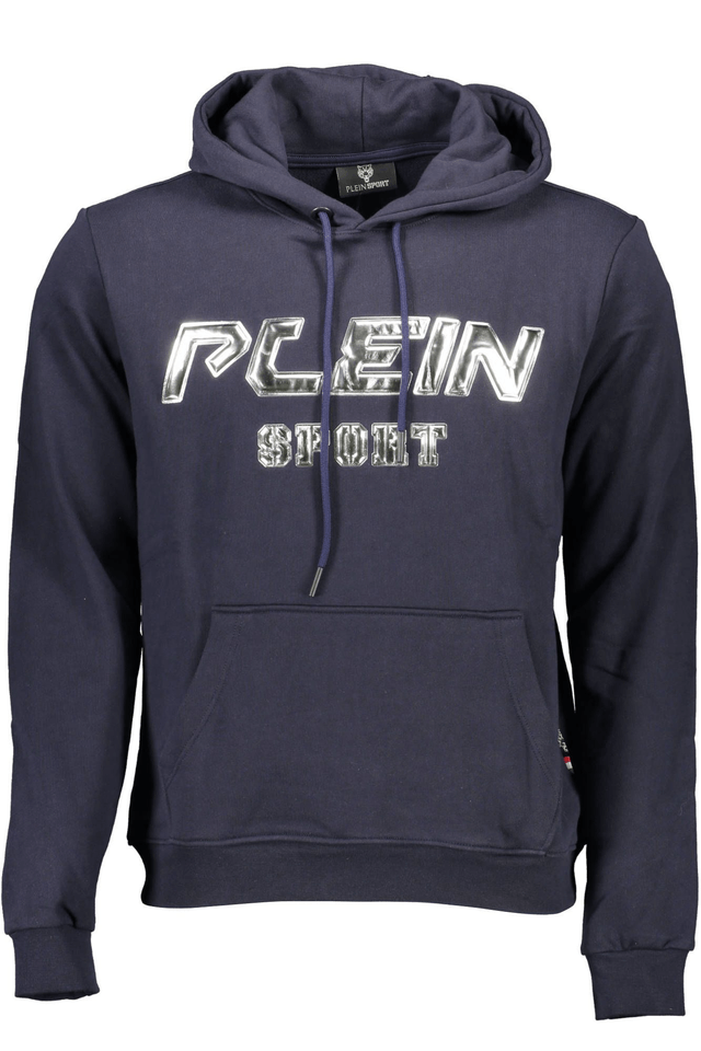 1229PLEIN SPORT FELPA SENZA ZIP UOMO BLU