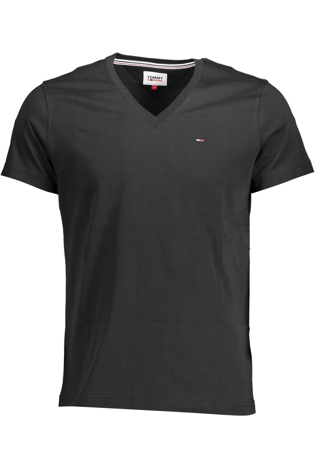 5651TOMMY HILFIGER T-SHIRT MANICHE CORTE UOMO NERO