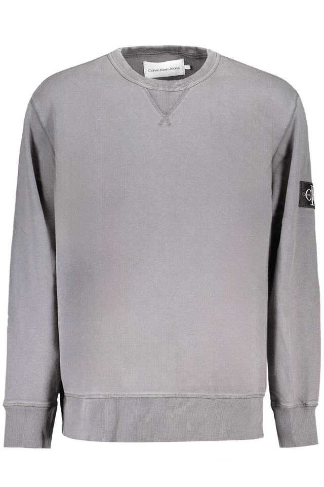 9125CALVIN KLEIN FELPA SENZA ZIP UOMO GRIGIO