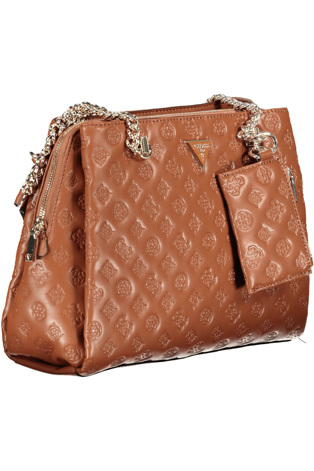 2756GUESS JEANS BORSA DONNA MARRONE