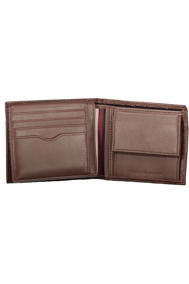 7033TOMMY HILFIGER PORTAFOGLIO UOMO MARRONE