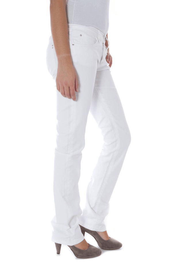 136PHARD PANTALONE DONNA BIANCO