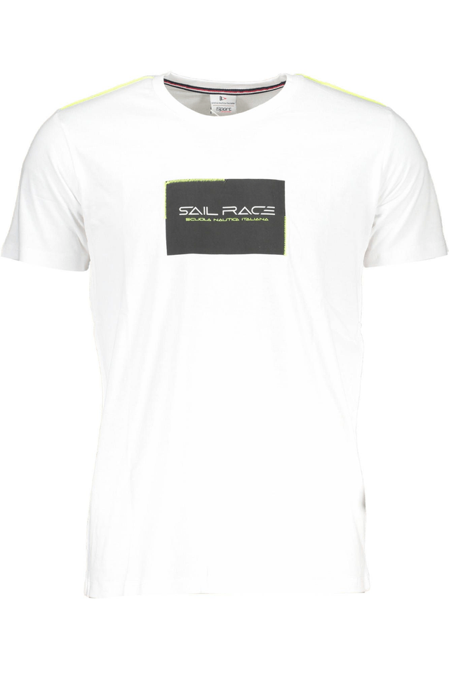 4695SCUOLA NAUTICA T-SHIRT MANICHE CORTE UOMO BIANCO