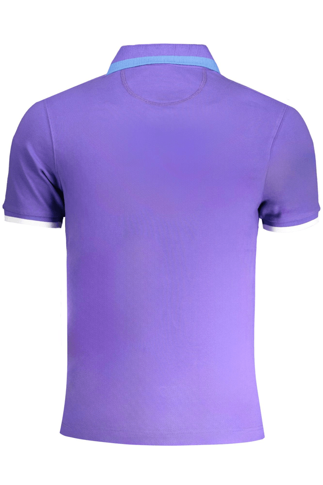 9071LA MARTINA POLO MANICHE CORTE UOMO VIOLA