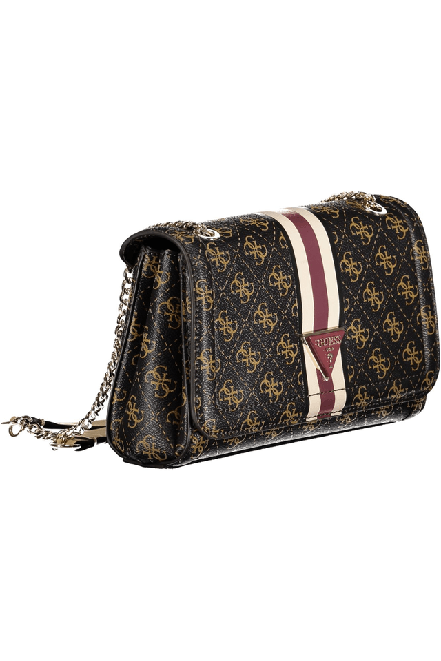10437GUESS JEANS BORSA DONNA MARRONE