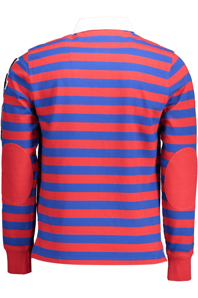 1743GANT POLO MANICHE LUNGHE UOMO ROSSO