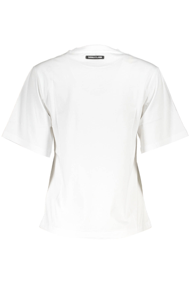 4100CAVALLI CLASS T-SHIRT MANICHE CORTE DONNA BIANCO