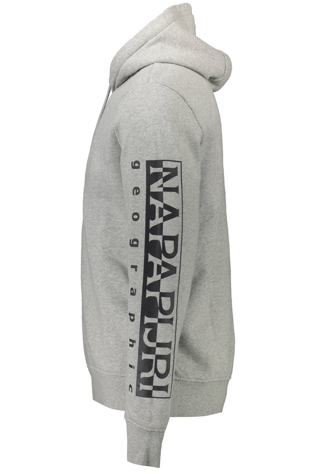 1051NAPAPIJRI FELPA SENZA ZIP UOMO GRIGIO