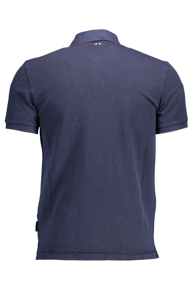 1656NAPAPIJRI POLO MANICHE CORTE UOMO BLU