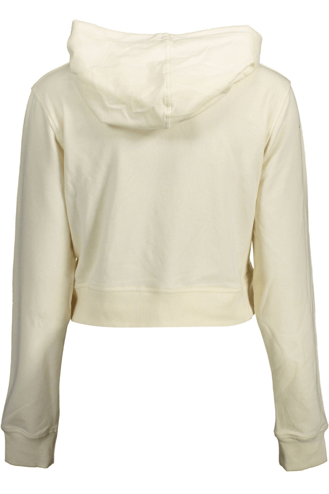 1620CALVIN KLEIN FELPA SENZA ZIP DONNA BIANCO