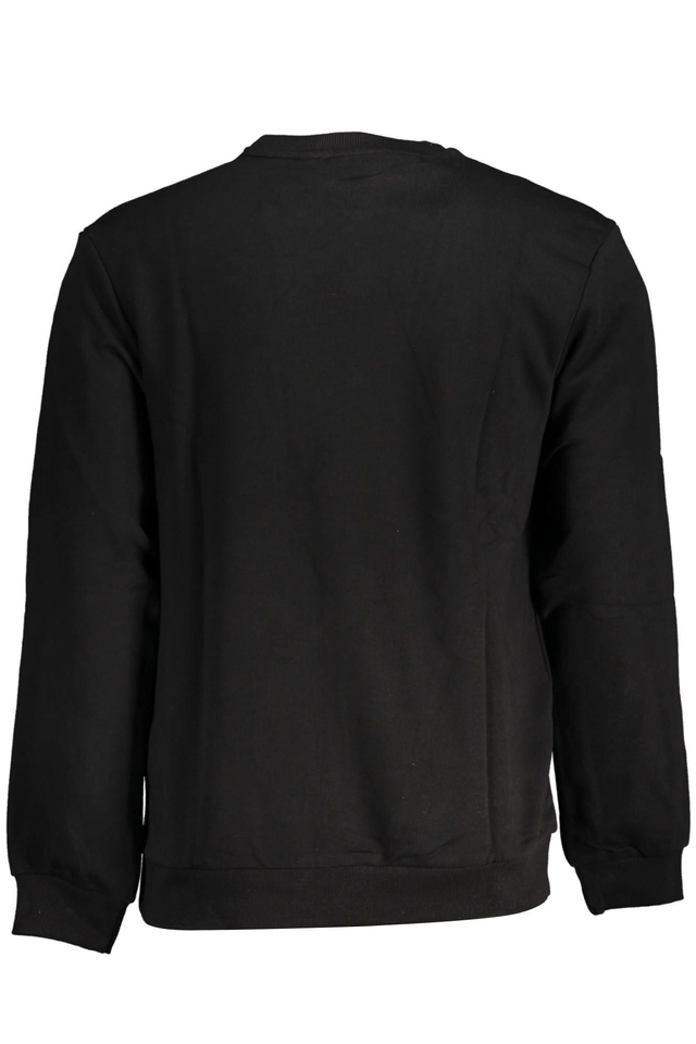 3483FILA FELPA SENZA ZIP UOMO NERO