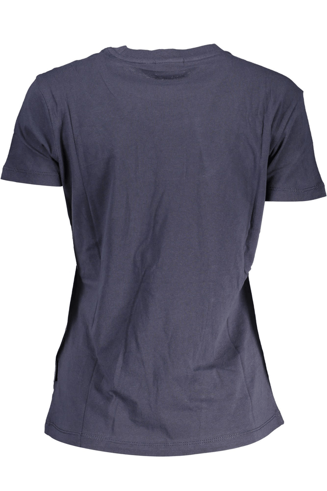 3442NAPAPIJRI T-SHIRT MANICHE CORTE DONNA BLU