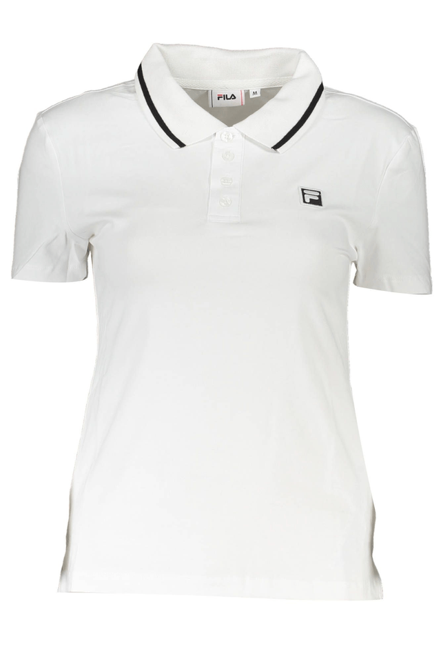 3485FILA POLO MANICHE CORTE DONNA BIANCO