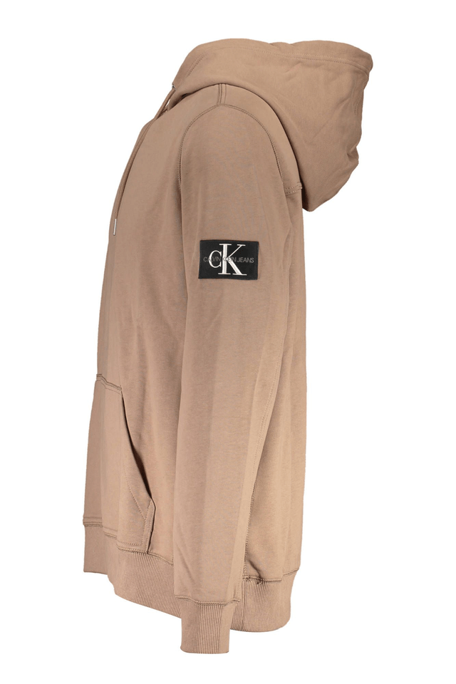 2792CALVIN KLEIN FELPA SENZA ZIP UOMO MARRONE