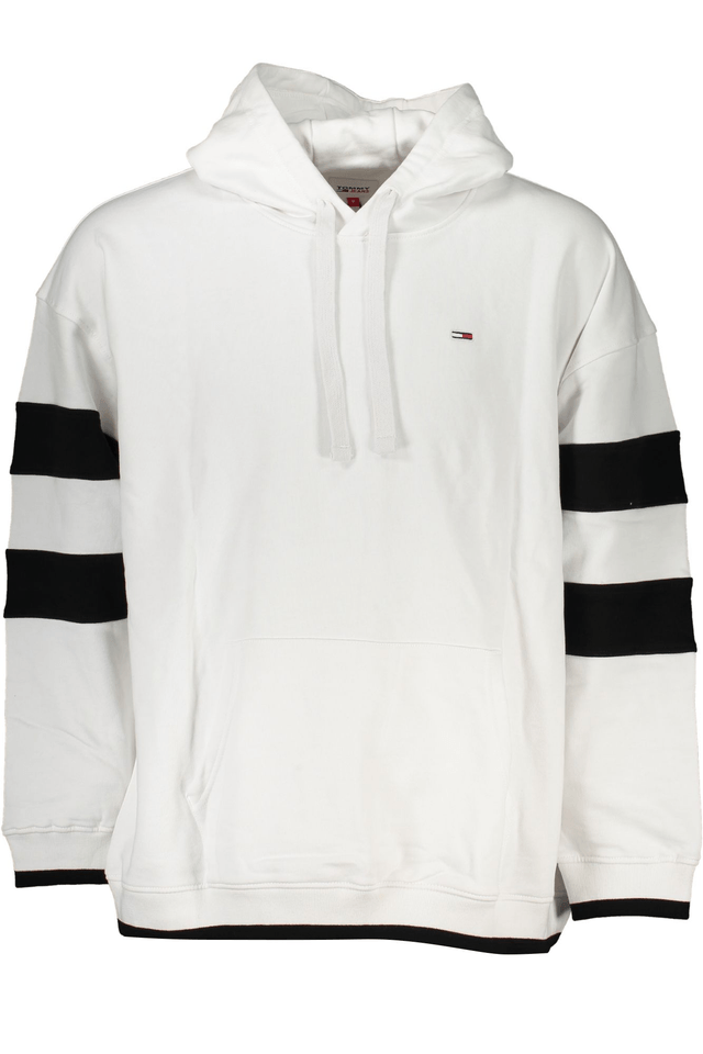 6964TOMMY HILFIGER FELPA SENZA ZIP UOMO BIANCO