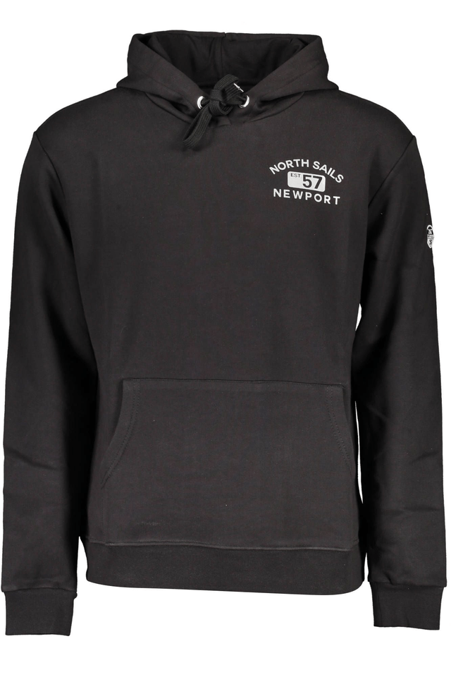 2417NORTH SAILS FELPA SENZA ZIP UOMO NERO