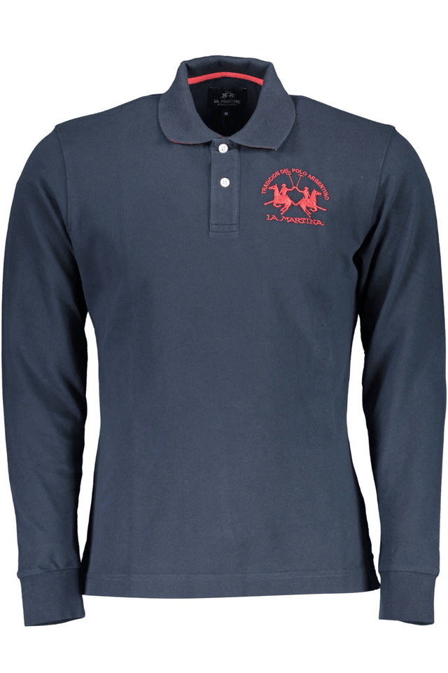 1947LA MARTINA POLO MANICHE LUNGHE UOMO BLU