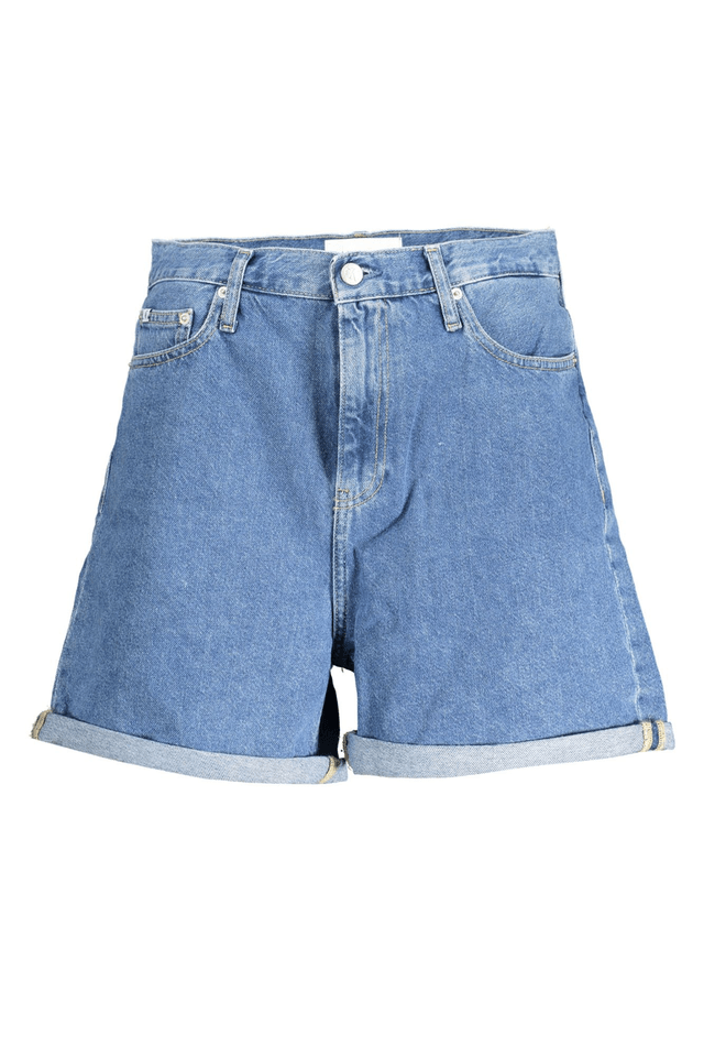 8865CALVIN KLEIN JEANS SHORT DONNA AZZURRO