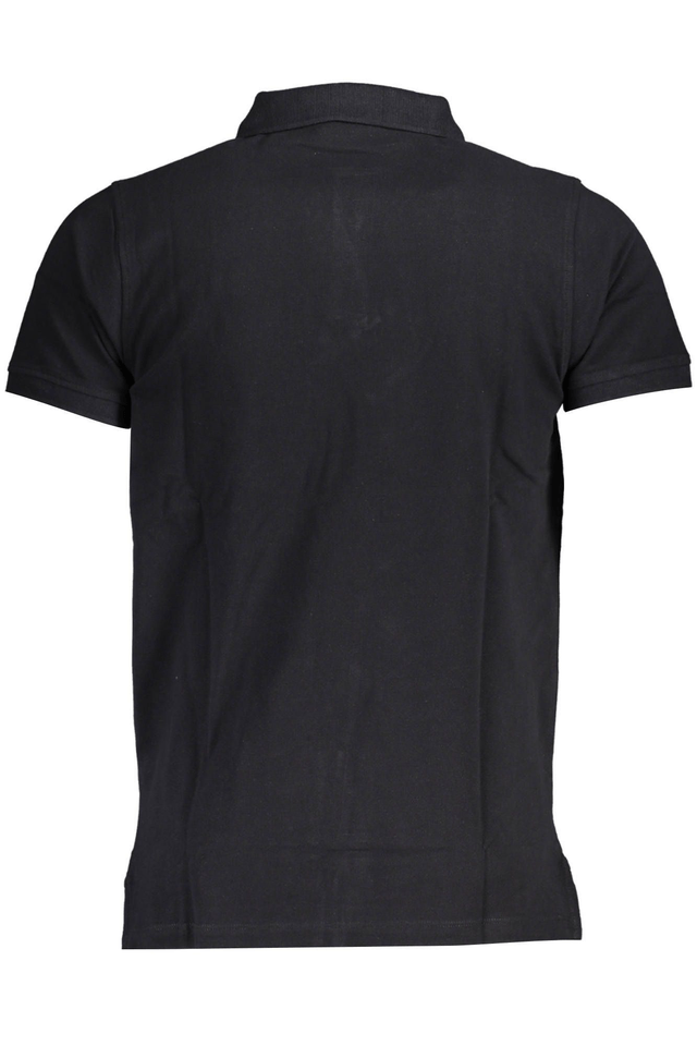 3922NORWAY 1963 POLO MANICHE CORTE UOMO NERO