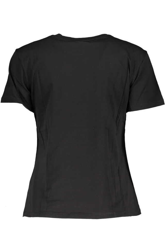 6659PATRIZIA PEPE T-SHIRT MANICHE CORTE DONNA NERO
