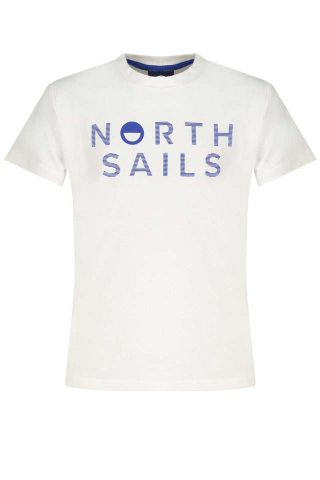 8607NORTH SAILS T-SHIRT MANICHE CORTE BAMBINO BIANCO