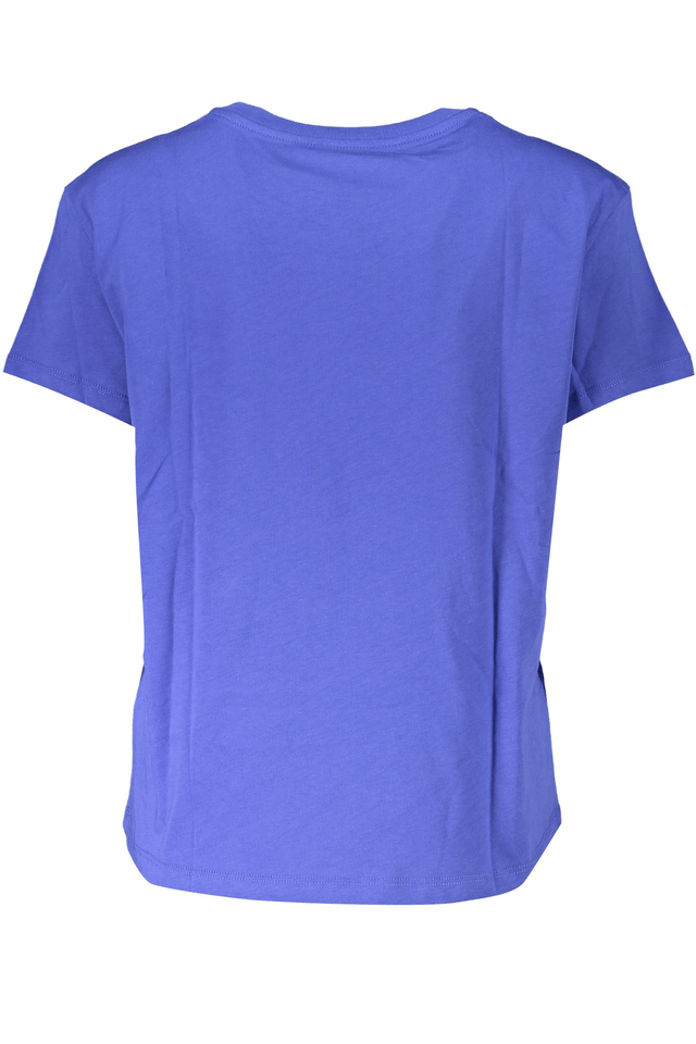 7674PATRIZIA PEPE T-SHIRT MANICHE CORTE DONNA BLU