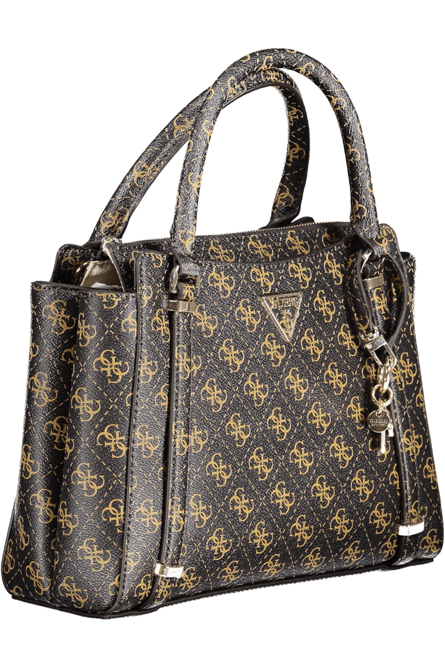 9916GUESS JEANS BORSA DONNA MARRONE