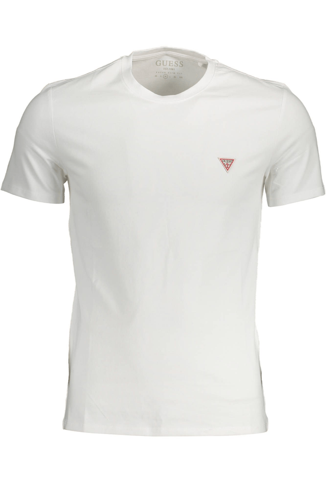 506GUESS JEANS T-SHIRT MANICHE CORTE UOMO BIANCO