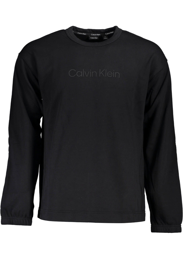 3196CALVIN KLEIN FELPA SENZA ZIP UOMO NERO