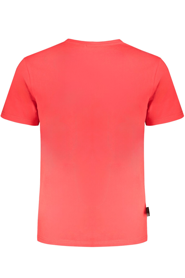 9957NAPAPIJRI T-SHIRT MANICHE CORTE UOMO ROSSO