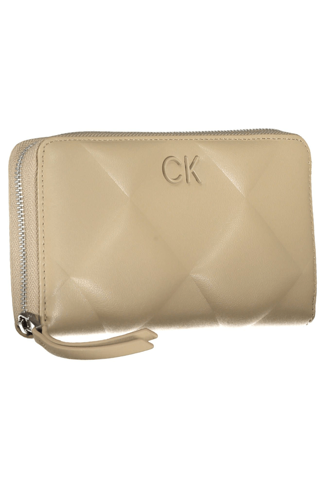 6499CALVIN KLEIN PORTAFOGLIO DONNA BEIGE