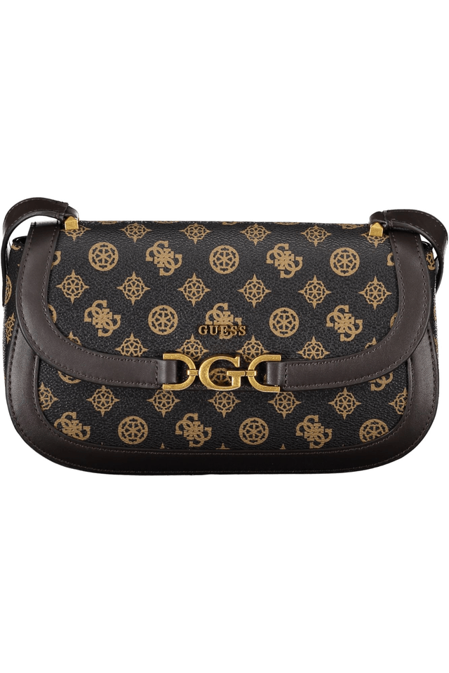 6853GUESS JEANS BORSA DONNA MARRONE