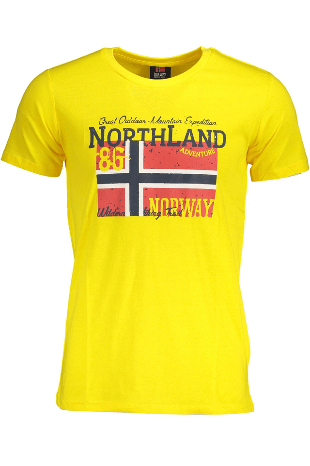 3951NORWAY 1963 T-SHIRT MANICHE CORTE UOMO GIALLO