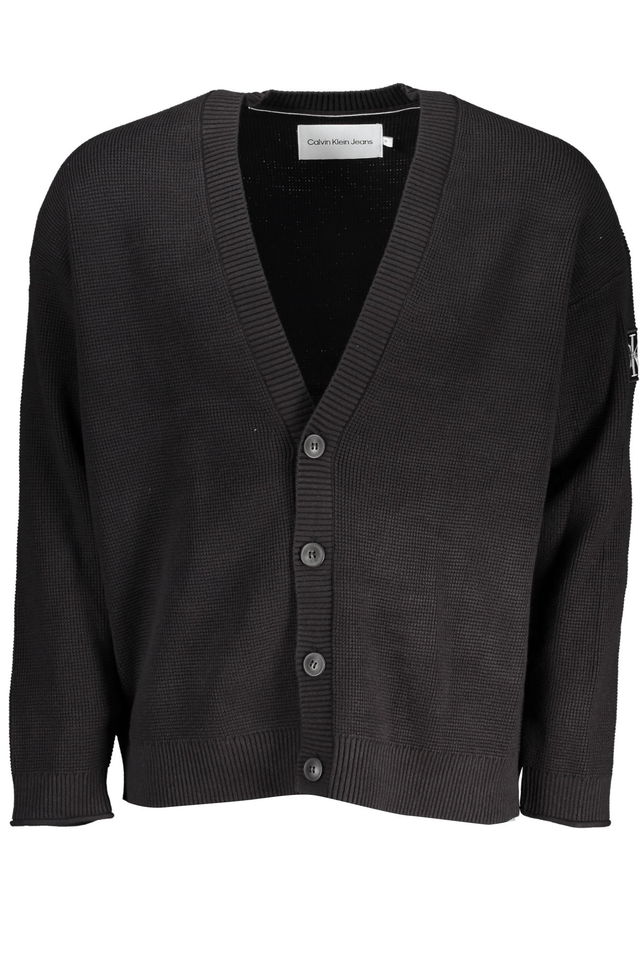 5863CALVIN KLEIN CARDIGAN UOMO NERO