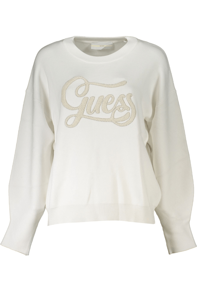7518GUESS JEANS MAGLIA DONNA BIANCO