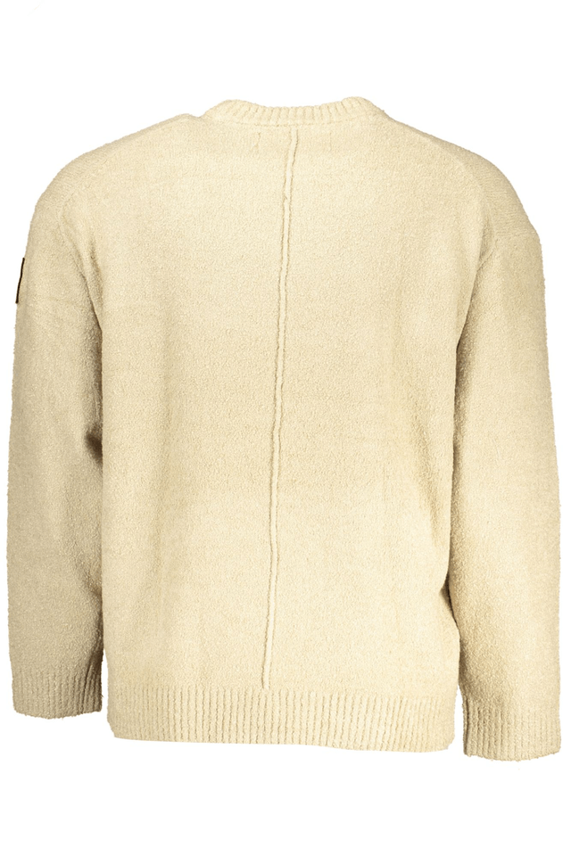 5864CALVIN KLEIN MAGLIA UOMO BEIGE