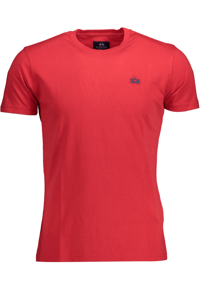 1609LA MARTINA T-SHIRT MANICHE CORTE UOMO ROSSO