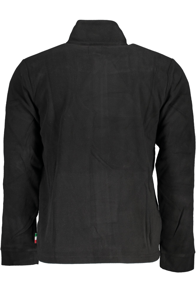 6194GIAN MARCO VENTURI FELPA CON ZIP UOMO NERO