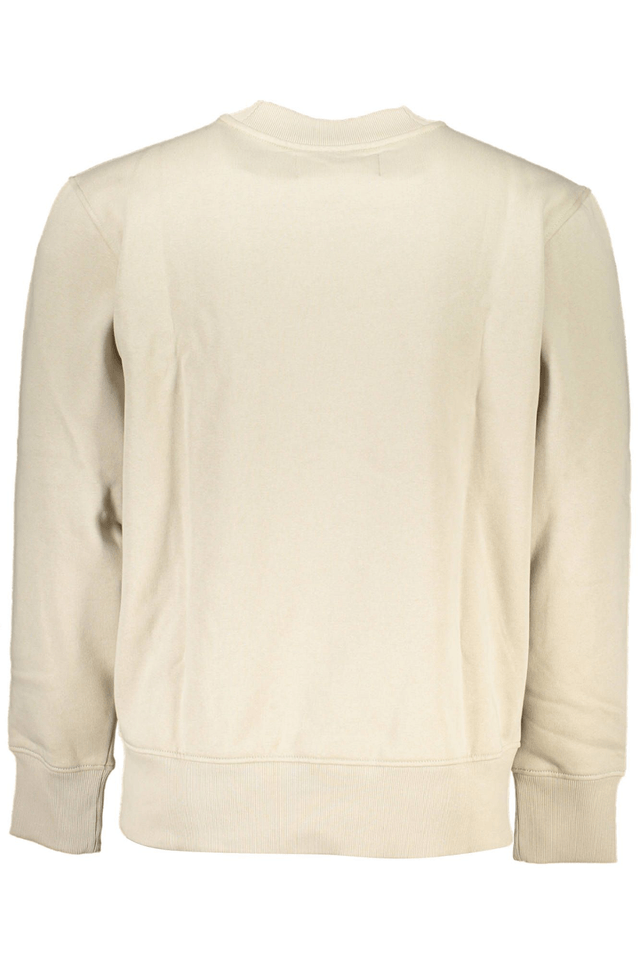 6463CALVIN KLEIN FELPA SENZA ZIP UOMO BEIGE