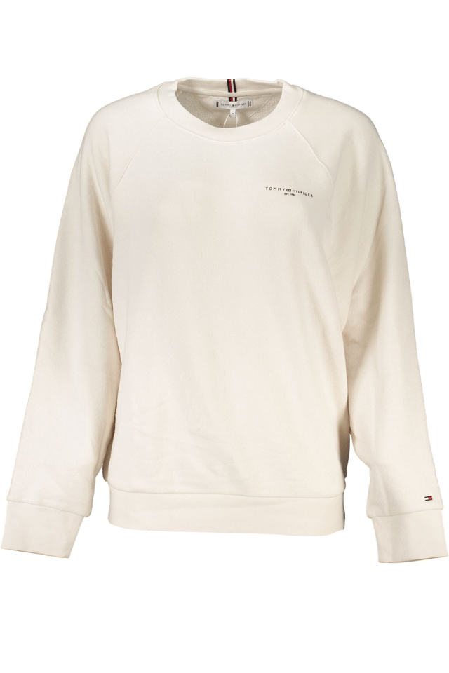 6967TOMMY HILFIGER FELPA SENZA ZIP DONNA BEIGE