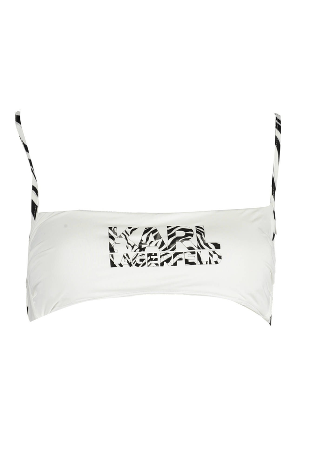 2872KARL LAGERFELD BEACHWEAR COSTUME PARTE SOPRA DONNA BIANCO