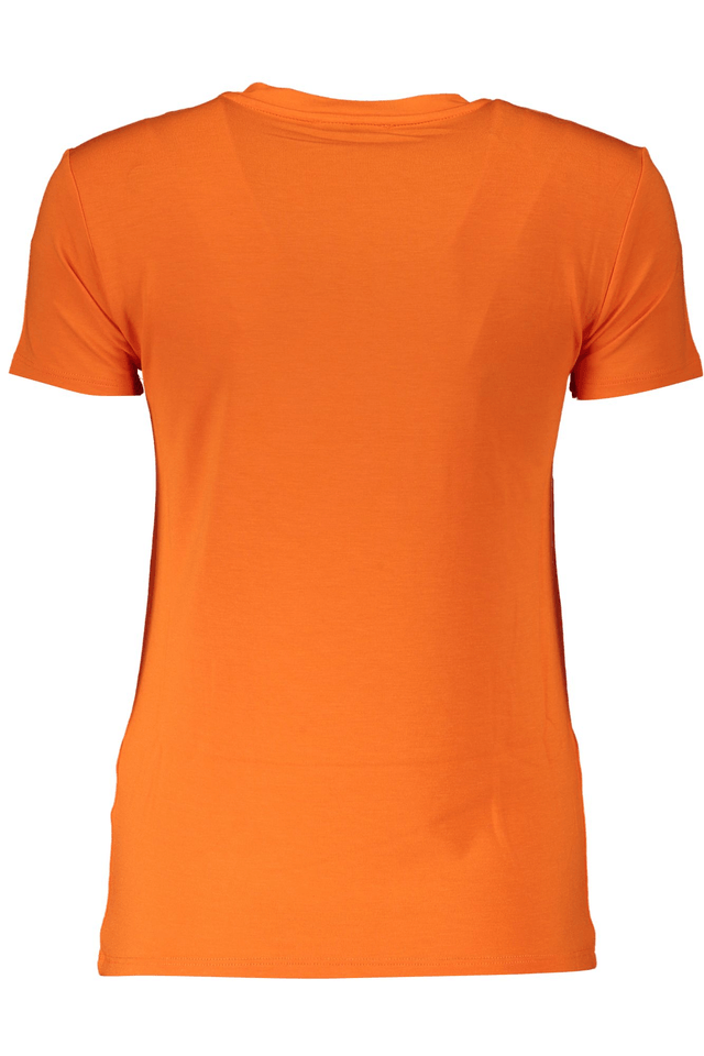 7672PATRIZIA PEPE T-SHIRT MANICHE CORTE DONNA ARANCIO