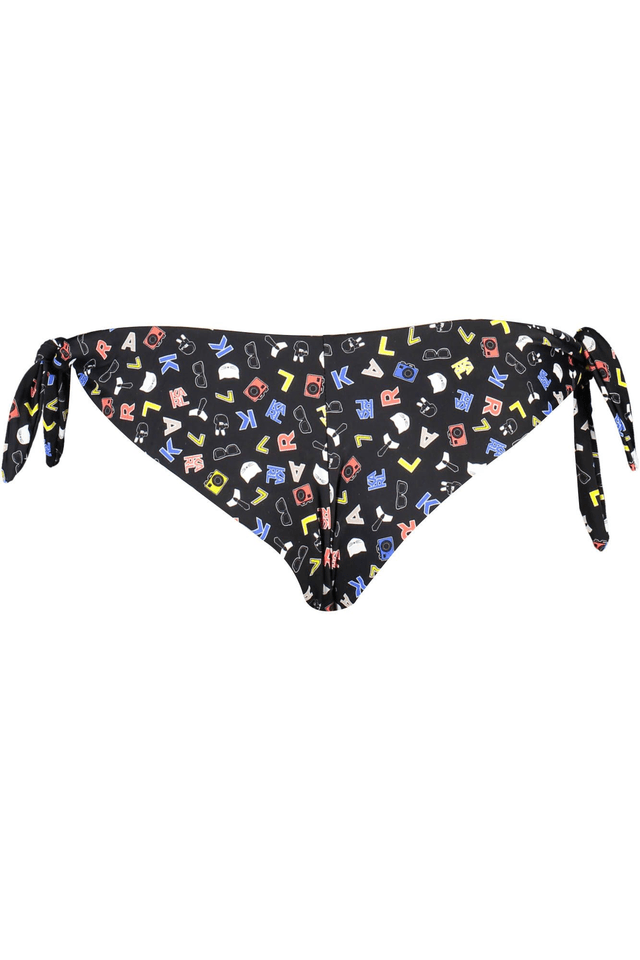 3832KARL LAGERFELD BEACHWEAR COSTUME PARTE SOTTO DONNA NERO