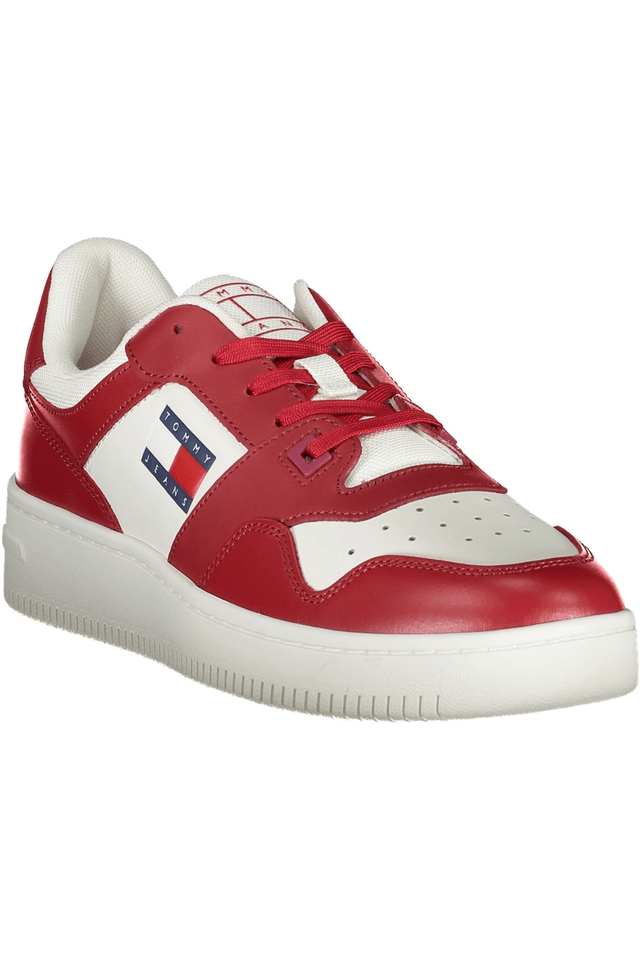 7766TOMMY HILFIGER CALZATURA SPORTIVA UOMO ROSSO