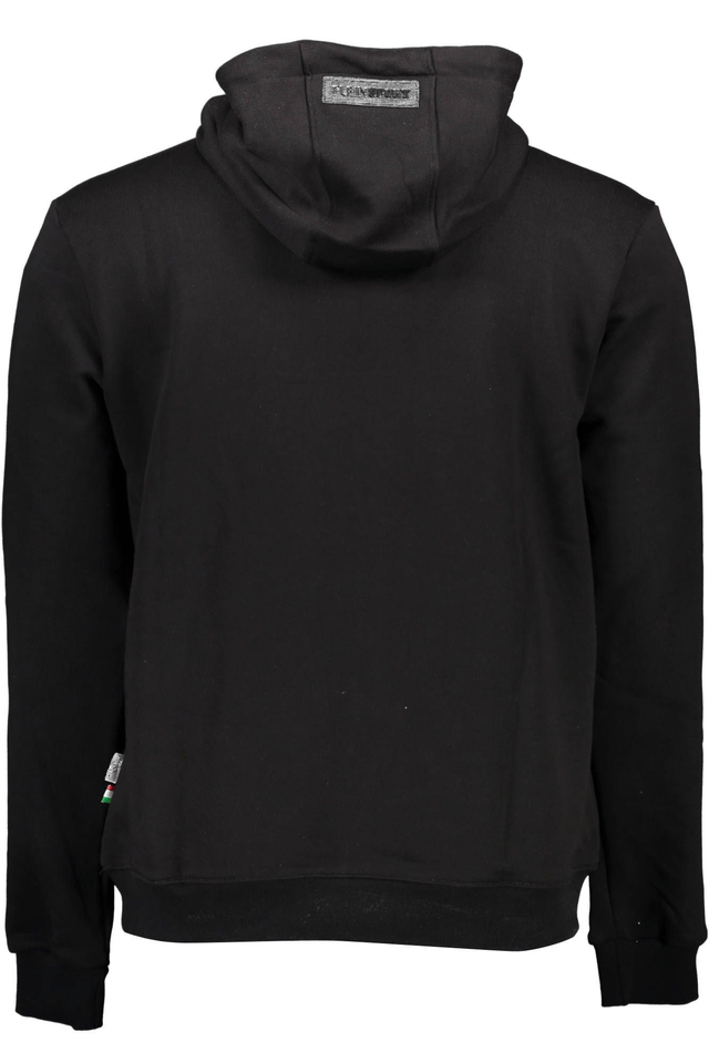 1222PLEIN SPORT FELPA SENZA ZIP UOMO NERO