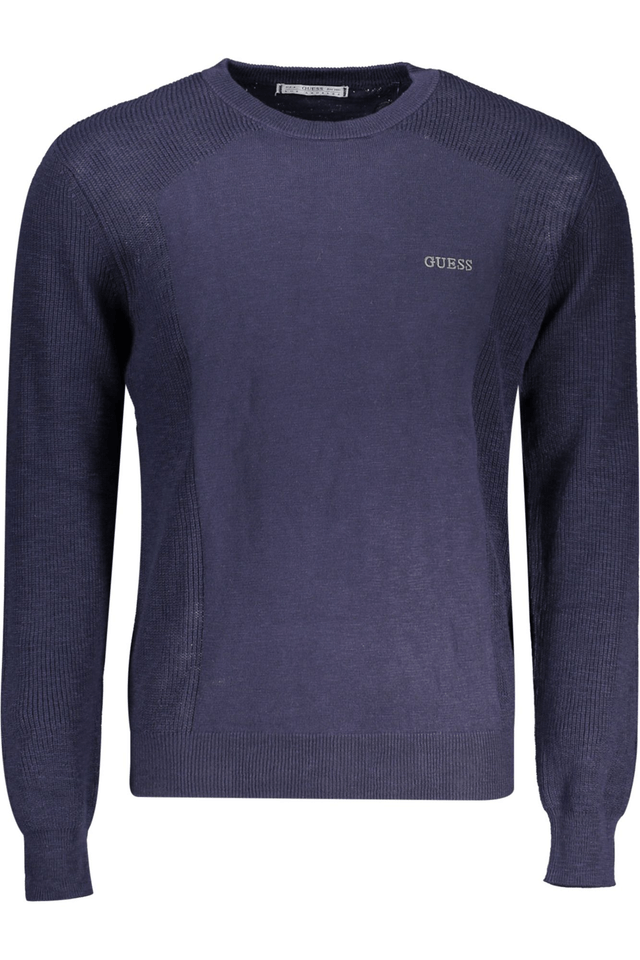 10336GUESS JEANS MAGLIA UOMO BLU
