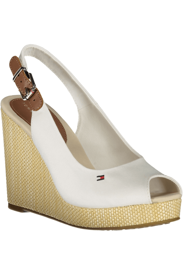 8059TOMMY HILFIGER CALZATURA SANDALO DONNA BIANCO